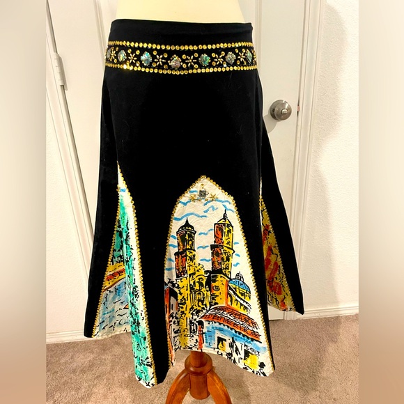 Basil and Maude Dresses & Skirts - Basil and Maude beaded skirt